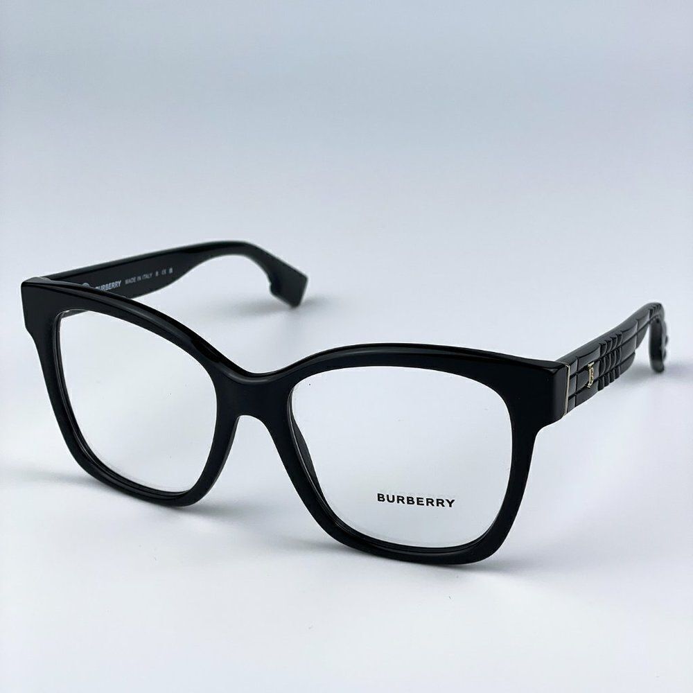 NEW Burberry BE2363 Sylvie 3001 Asian Fit Black Square Women Eyeglasses